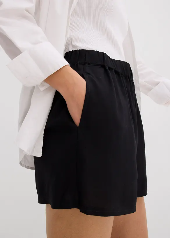 Viskosshorts med bekväm midja, bonprix