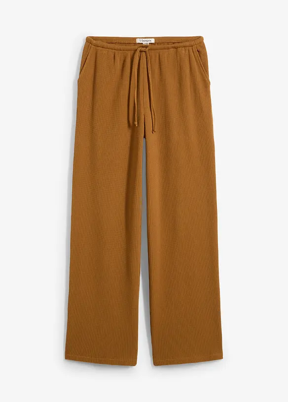 Bomullsbyxa i material med struktur, bonprix