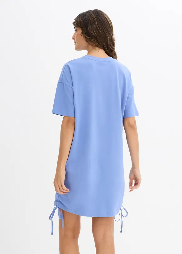 Jerseyklänning av elastisk bomullsmix, bonprix