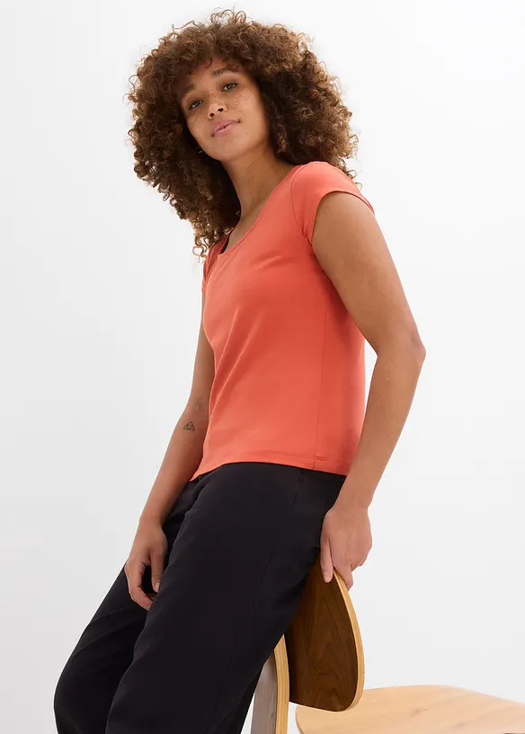 T-shirt av ekologisk bomull, bonprix