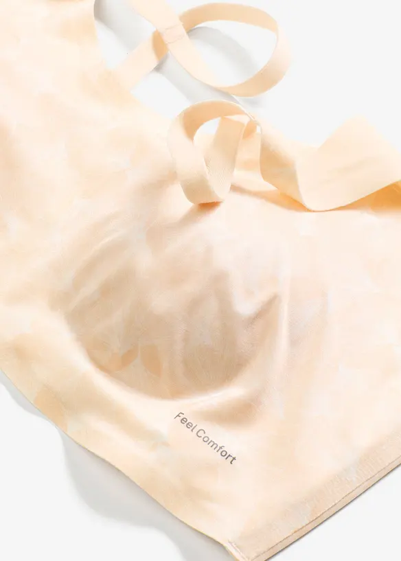 Sömlös bralette med vaddering Feel Comfort, bonprix