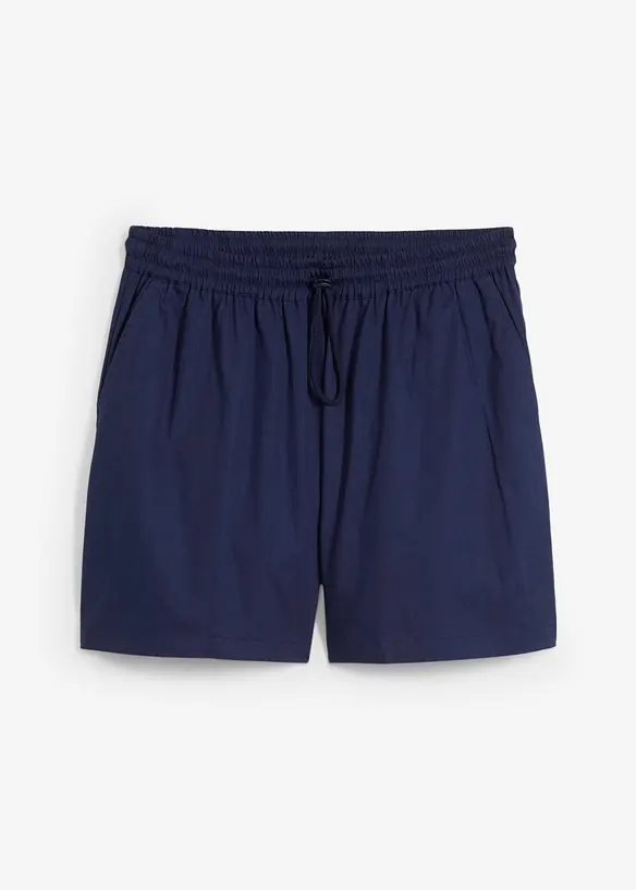 Dra-på-shorts av ren bomull, bonprix