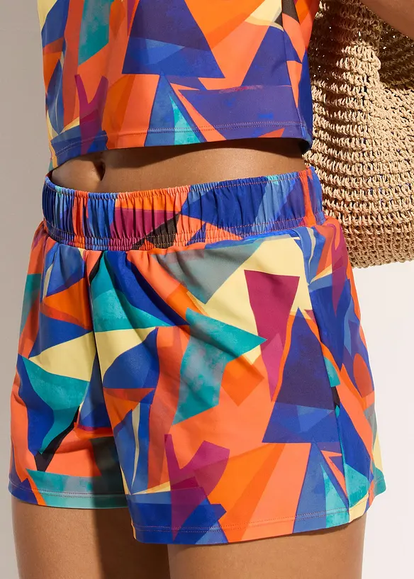 Tankini (2 delar) med shorts, bonprix