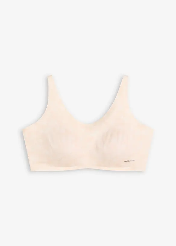 Sömlös bralette med vaddering Feel Comfort, bonprix