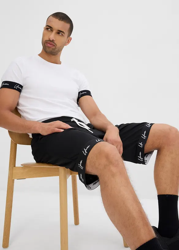 Tunna shorts i mesh, avslappnad passform, bonprix
