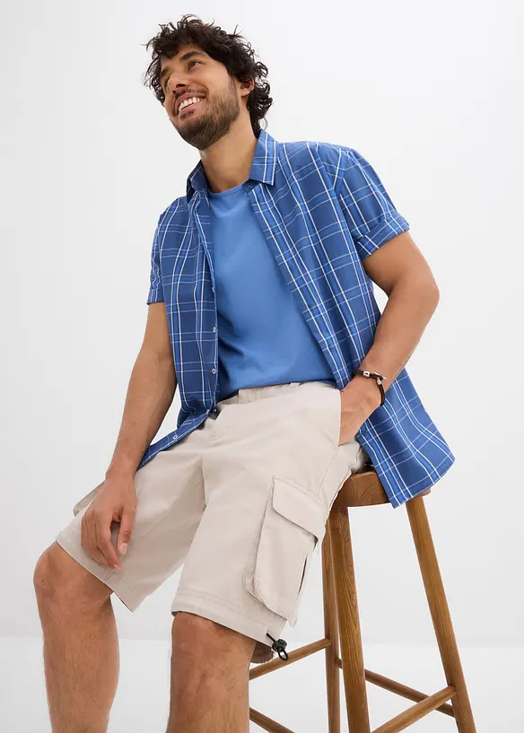 Cargoshorts av ren bomull, Regular Fit, bonprix