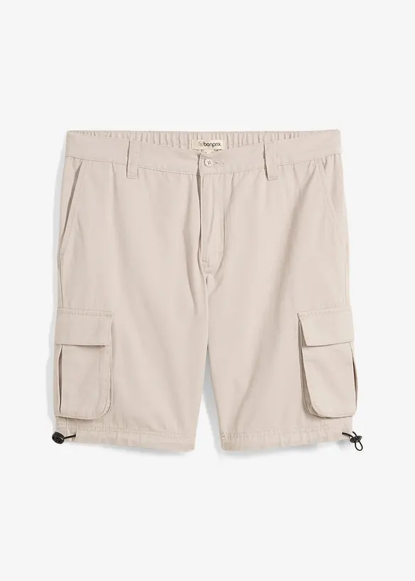 Cargoshorts av ren bomull, Regular Fit, bonprix