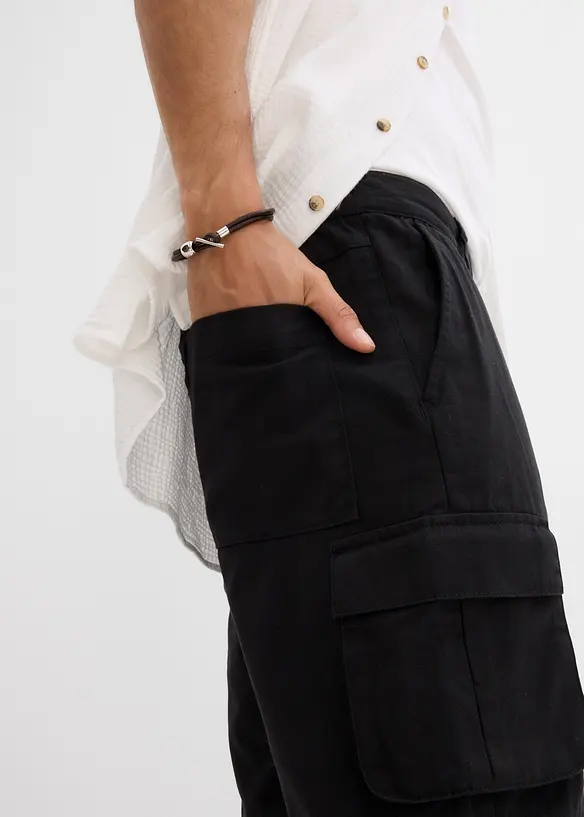Cargoshorts av ren bomull, Regular Fit, bonprix