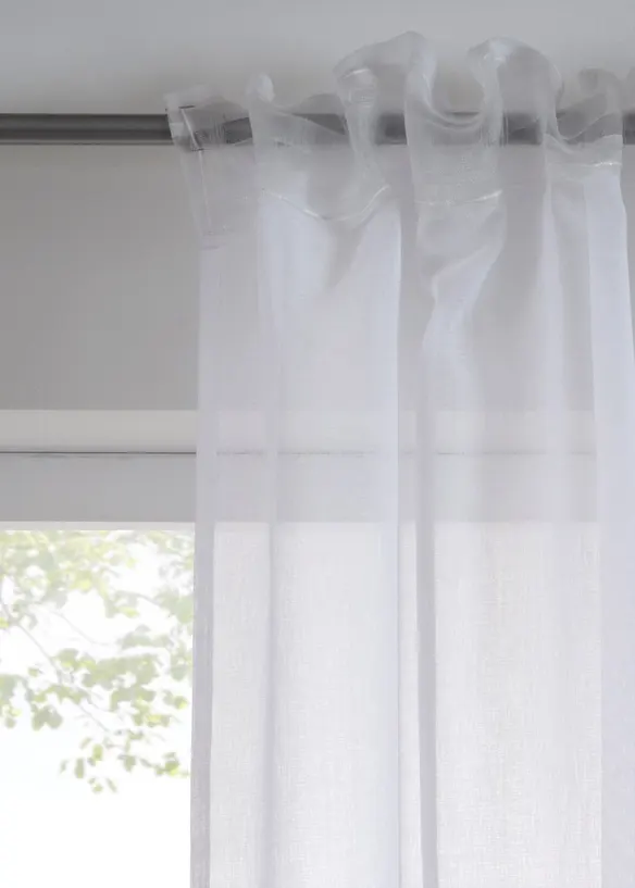 Gardinmed återvunnen polyester (1 styck), bonprix