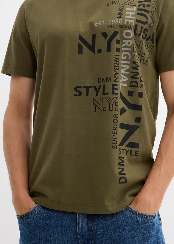 T-shirt i ekologisk bomull, bonprix