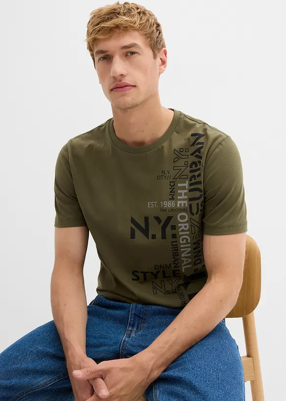 T-shirt i ekologisk bomull, bonprix