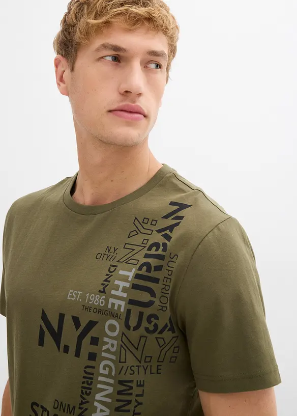 T-shirt i ekologisk bomull, bonprix