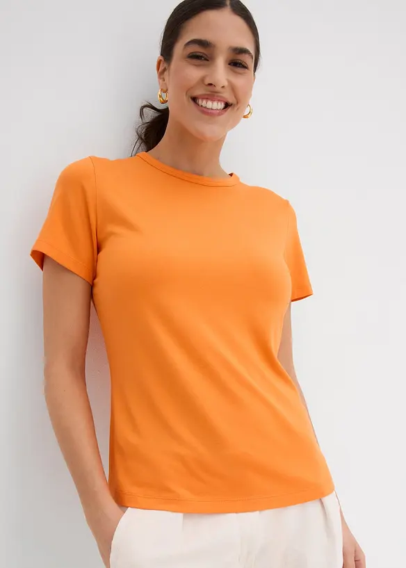 T-shirt i luftig viskos, bonprix