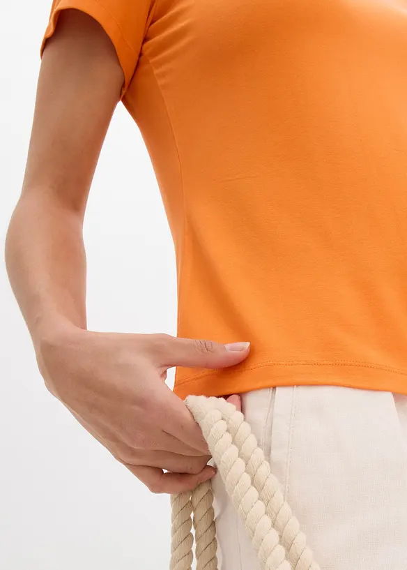 T-shirt i luftig viskos, bonprix