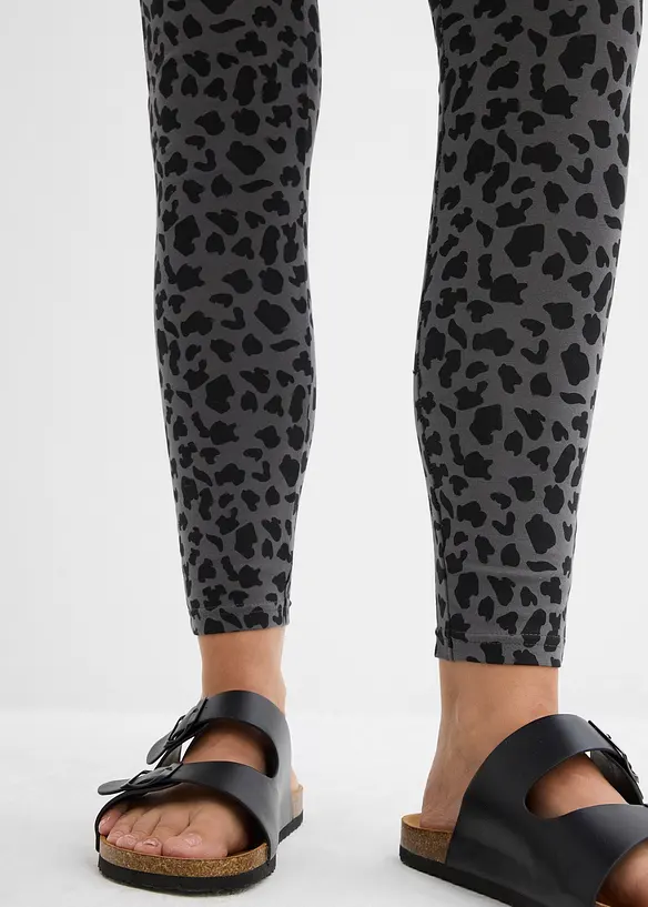 Mammaleggings i ekologisk bomull (2-pack), bonprix