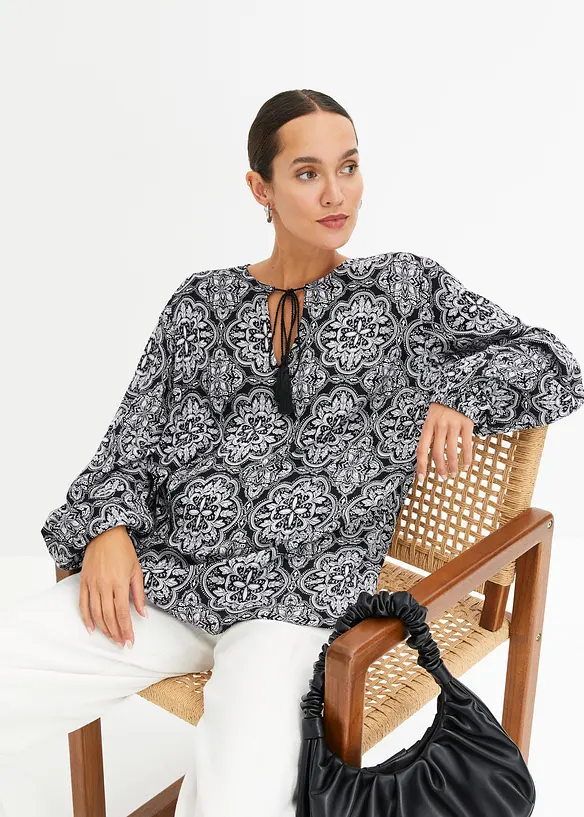 Blustopp av viskos med struktur, bonprix