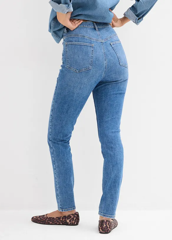Skinny Jeans High Waist, Cropped, bonprix
