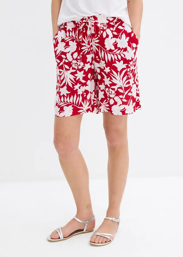 Vida viskosshorts med bekväm hög midja, bonprix