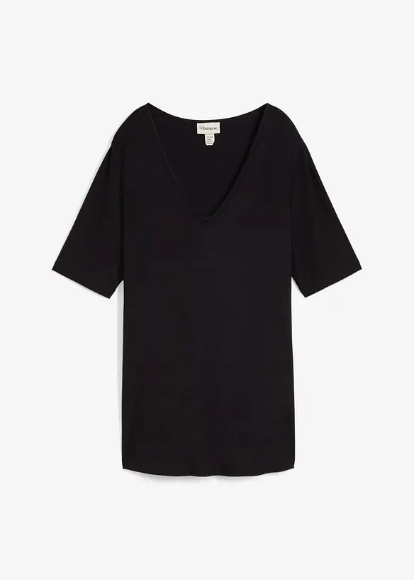 Lång topp av mjuk viskos, bonprix