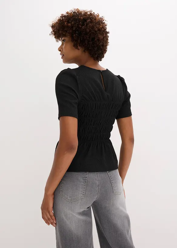 Topp med smock, bonprix