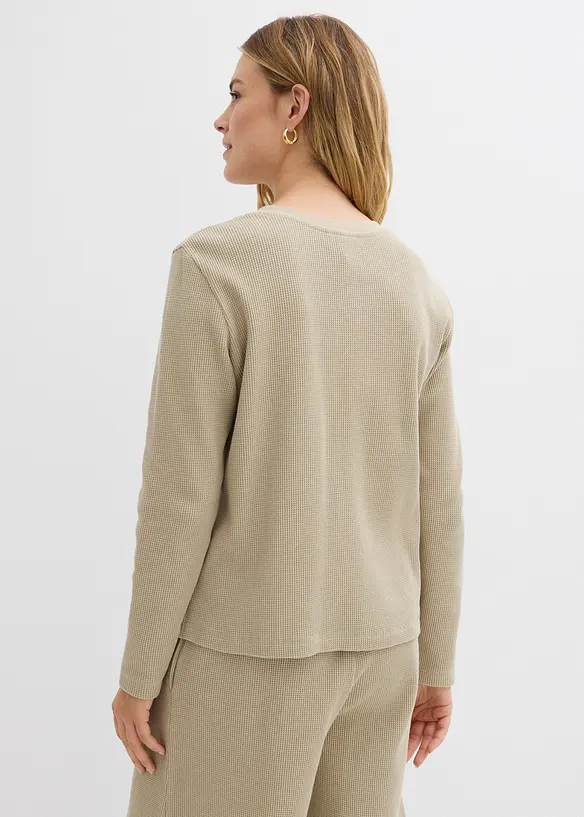 Cardigan av ren bomull, bonprix