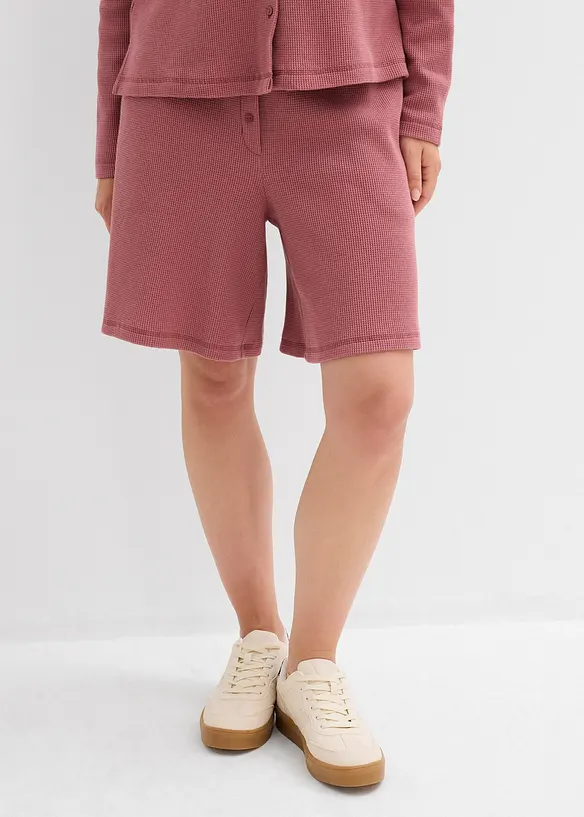 Dra på-shorts i ren bomull, bonprix