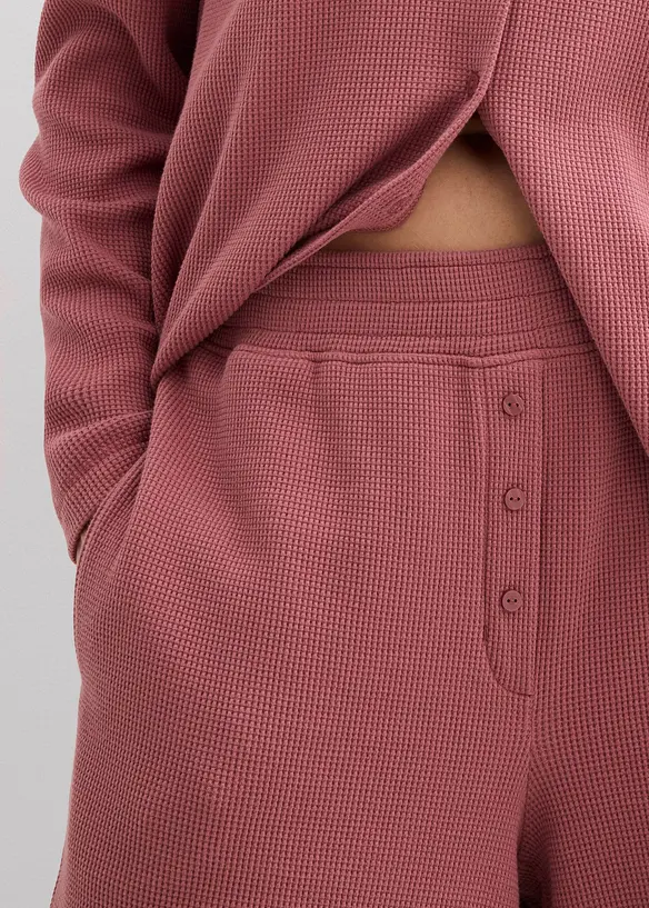 Dra på-shorts i ren bomull, bonprix