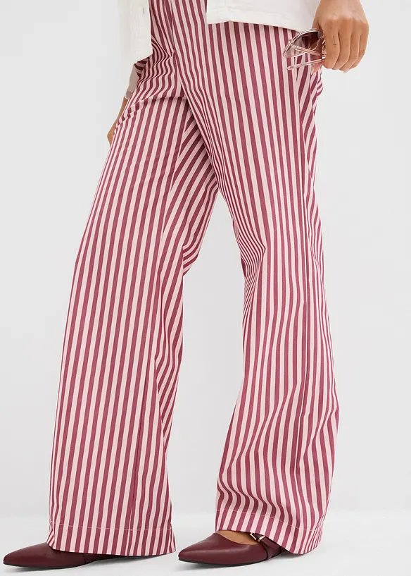 Palazzobyxa i poplin, bonprix