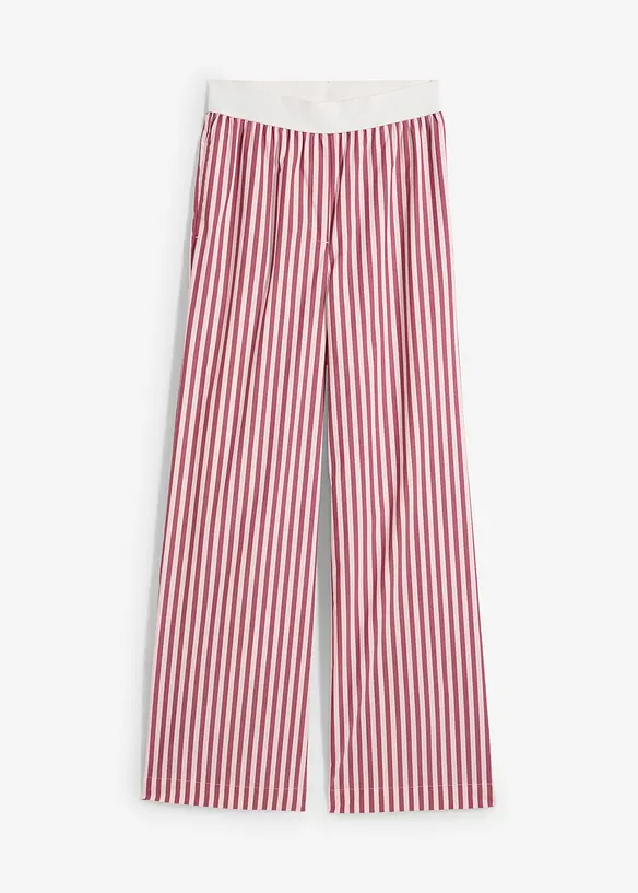 Palazzobyxa i poplin, bonprix