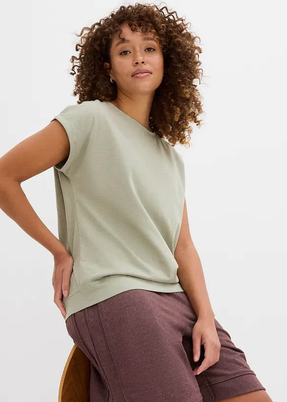 T-shirt av ren ekologisk bomull (2-pack), bonprix