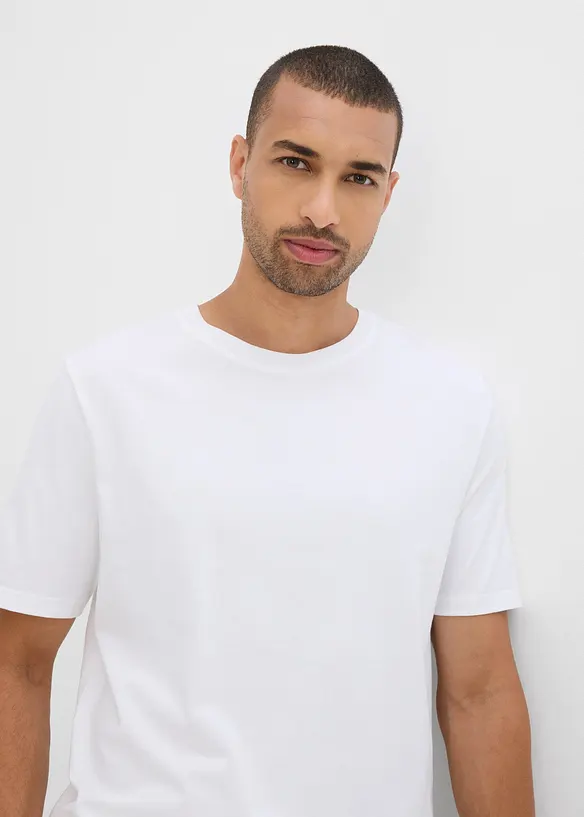 Pyjamas med shorts och korta ärmar, av ren bomull, bonprix