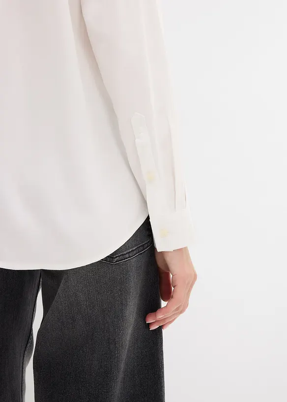 Skjortblus av mjuk viskos, bonprix