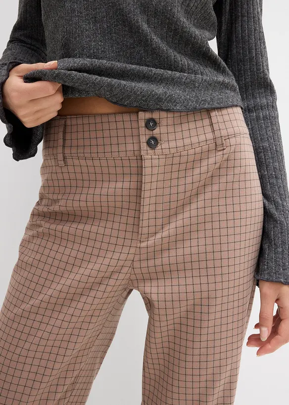 Byxa med flare och hög midja, bonprix