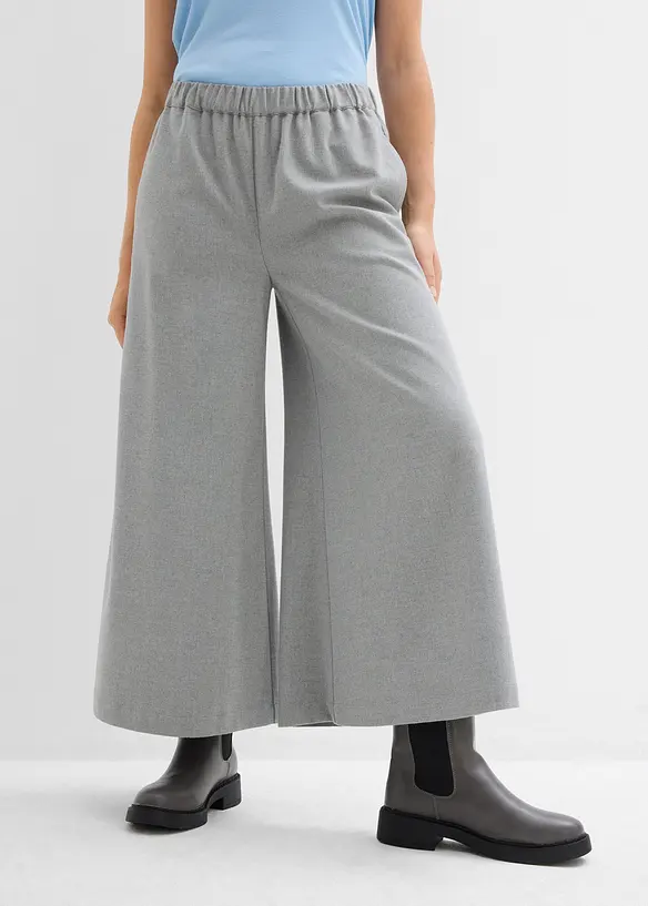 Culotter med yllelook, bonprix