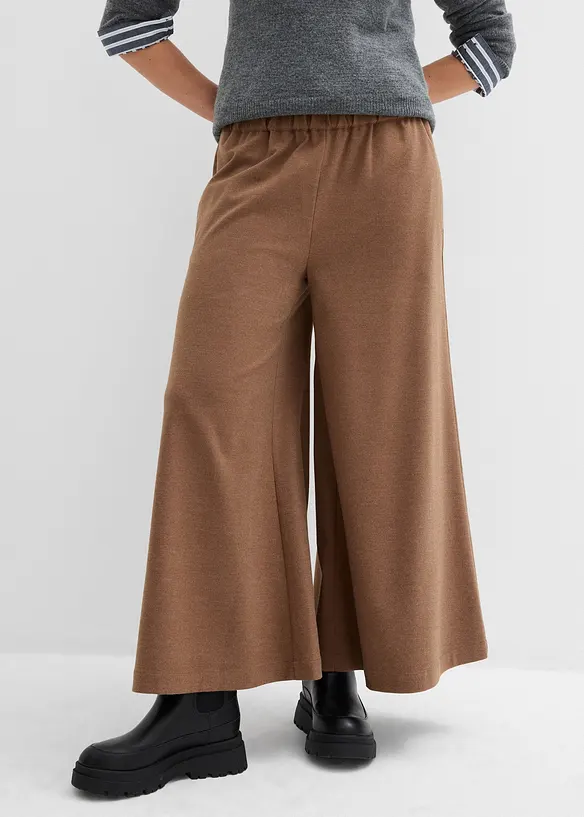 Culotter med yllelook, bonprix