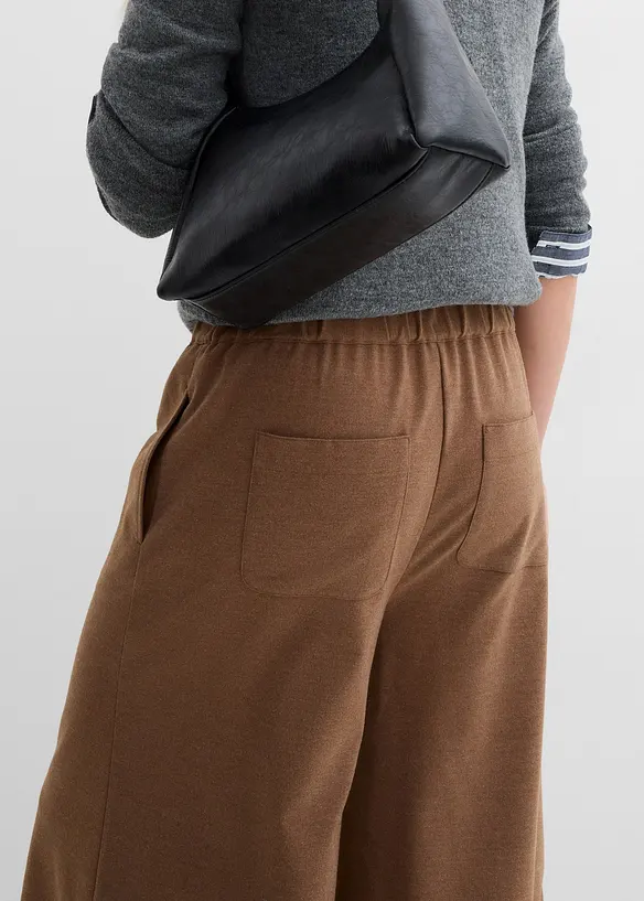 Culotter med yllelook, bonprix