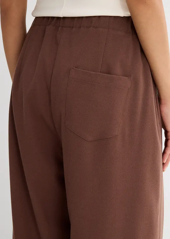 Byxa med funktionella detaljer i materialmix, bonprix