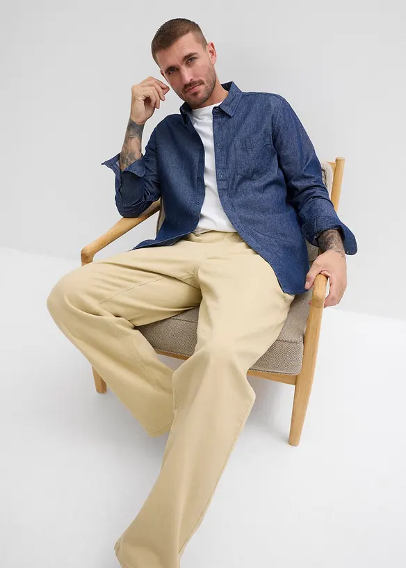 Jeansskjorta, bonprix