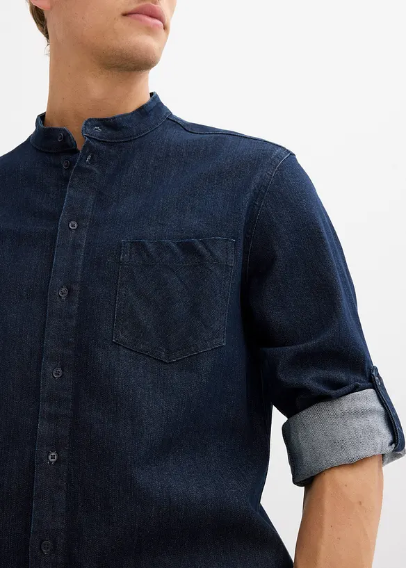 Jeansskjorta i Slim Fit, bonprix