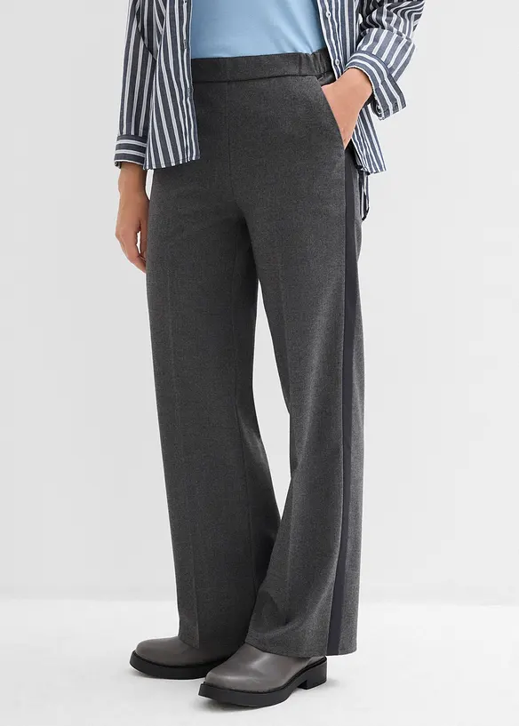 Marlenebyxa med yllelook, bonprix