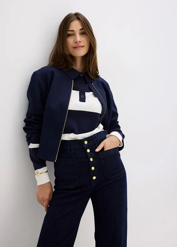Flared Jeans High Waist, bonprix