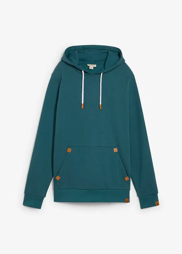 Sweatshirt med huva, bonprix