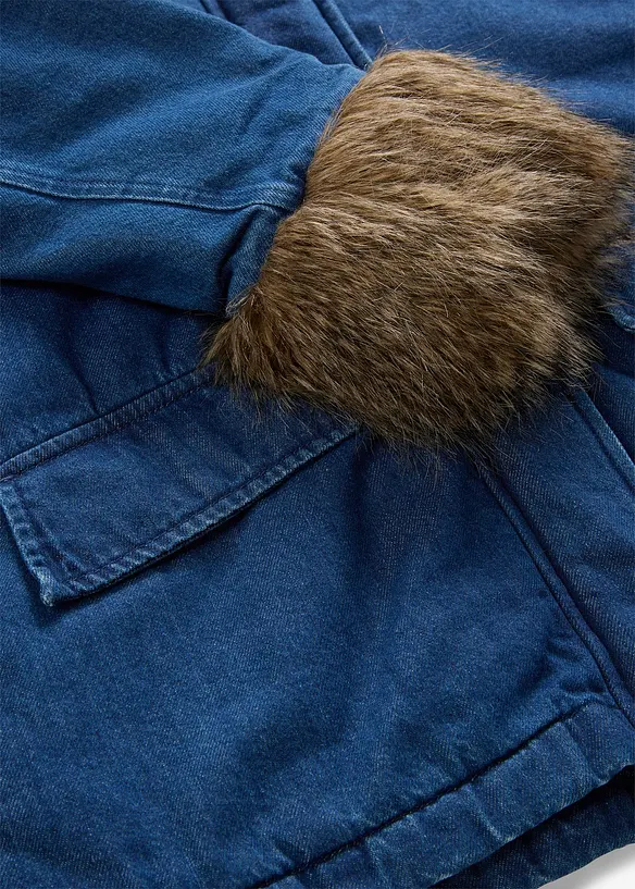 Lätt vadderad jeansjacka, bonprix