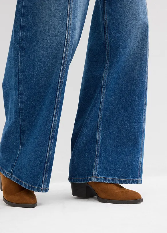 Wide Leg Jeans, High Waist, bonprix