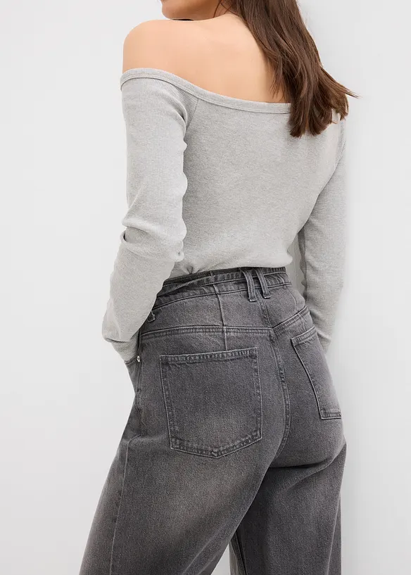 Wide Leg Jeans, High Waist, bonprix