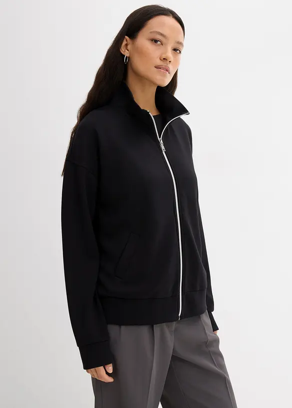 Oversizejacka i viskosmix, bonprix