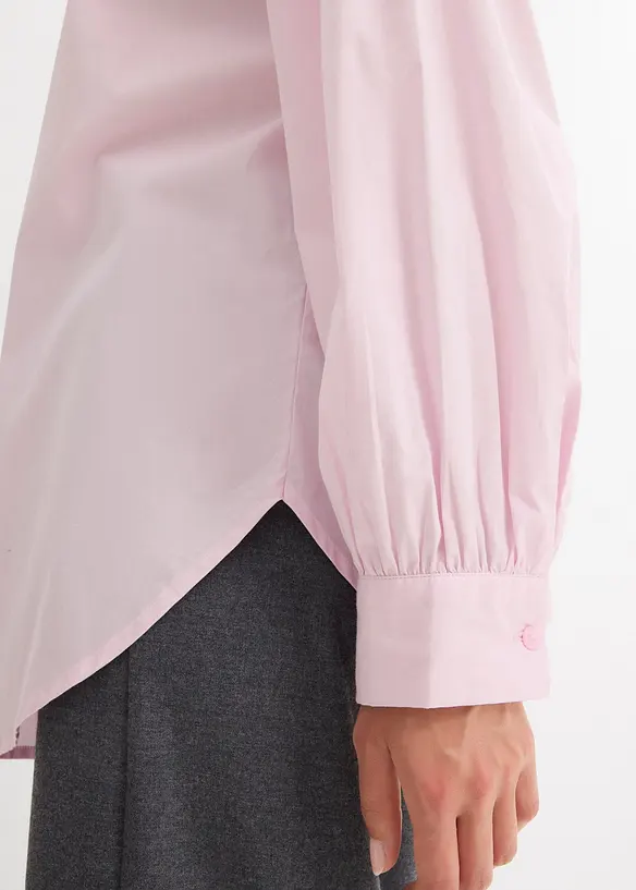 Skjortblus med strassapplikation, bonprix