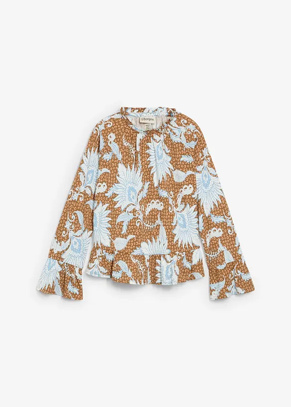 Blus av mjuk modalmix, bonprix