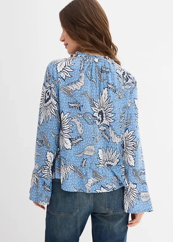 Blus av mjuk modalmix, bonprix