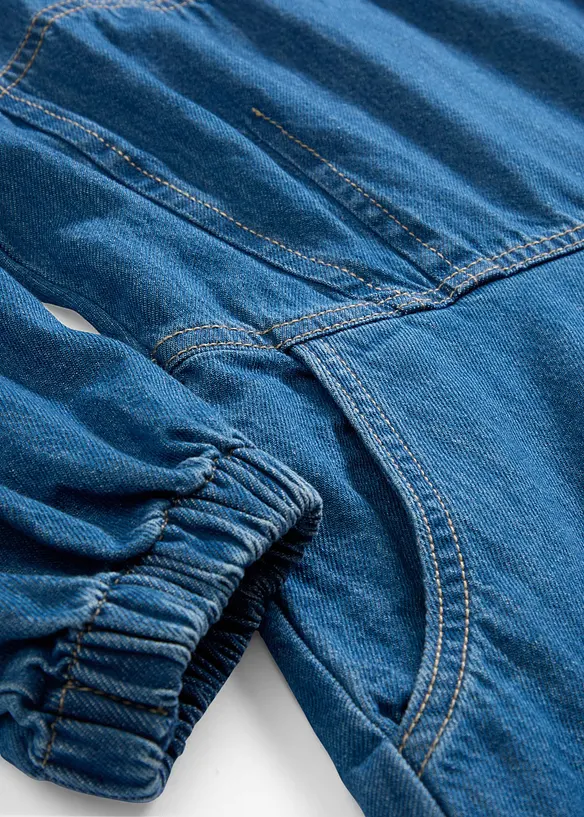 Jeansklänning i ren bomull, bonprix